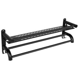 2-Tier Wall Mounted Towel Rack Bath - Tophatter Daily Deals