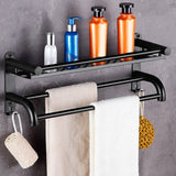 2-Tier Wall Mounted Towel Rack Bath - Tophatter Daily Deals