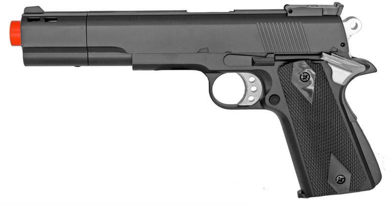 HFC Green Gas FPS-300 M1911 Long Barrel Airsoft Pistol - TOPHATTER'S ARMORY DEALS Collectible Weapons - Tophatter Daily Deals