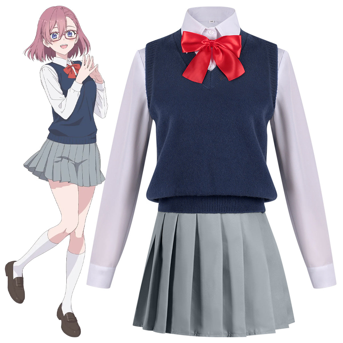 2.5-jigen no Ririsa 2.5 Dimensional Seduction Ririsa Amano Daily Cosplay Costume Costume - Tophatter Daily Deals