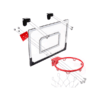 Indoor Basketball Hoop Set Home Toy - Indoor Shooting Ball Game Sport for Child Children Kids , Mini Basketball Hoop for Door with 4 Balls Indoor Games - Tophatter Daily Deals