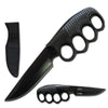 9.5" Military Tactical Trench Knife Combat Fixed Blade Black Knife Collectible Weapons - Tophatter Daily Deals