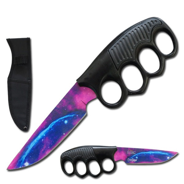 9.5" Military Tactical Trench Knife Combat Fixed Blade Galaxy Knife - Tophatter's Guns'N'Weapons Store Collectible Weapons - Tophatter Daily Deals