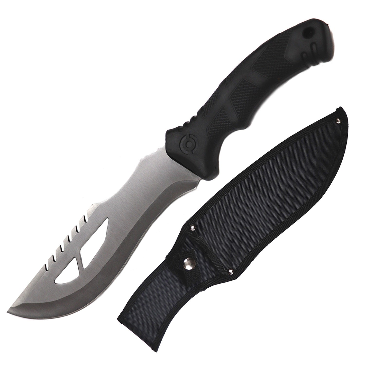 15 Inch Overall Fixed Blade Hunting Bowie Machete Knife - Tophatter's Inc. Weapons Store Online Collectible Weapons - Tophatter Daily Deals