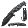 9 Inch Tactical Fixed Blade Full Tang Military Knife with Molle Sheath - TOPHATTER'S ARMORY DEALS Collectible Weapons - Tophatter Daily Deals