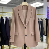 Blazer Women Coat 20 Colors Deep-Khaki Work Wear Blazers - Tophatter Daily Deals