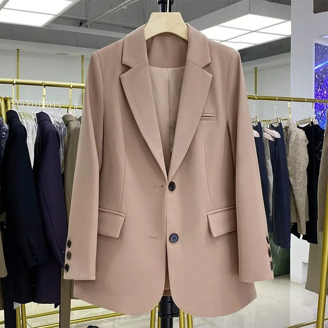 Blazer Women Coat 20 Colors Deep-Khaki Work Wear Blazers - Tophatter Daily Deals