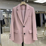 Blazer Women Coat 20 Colors Pink Work Wear Blazers - Tophatter Daily Deals