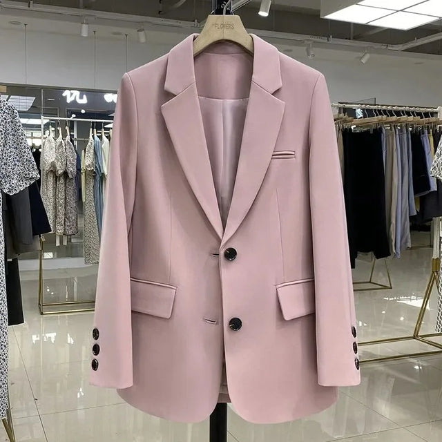 Blazer Women Coat 20 Colors Pink Work Wear Blazers - Tophatter Daily Deals