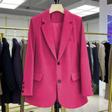 Blazer Women Coat 20 Colors Rose Work Wear Blazers - Tophatter Daily Deals