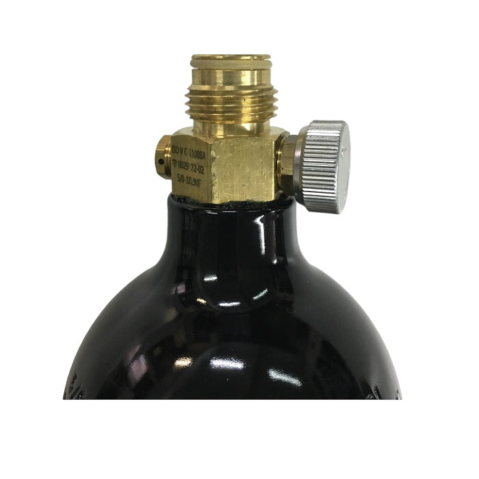20 OZ CO2 TANK W/ TAP VALVE, ISO 7866D - Tophatter's Army Deals PAINTBALL - Tophatter Daily Deals