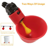20-Pack: Chicken Waterer Automatic Drinker Pet Supplies - Tophatter Daily Deals