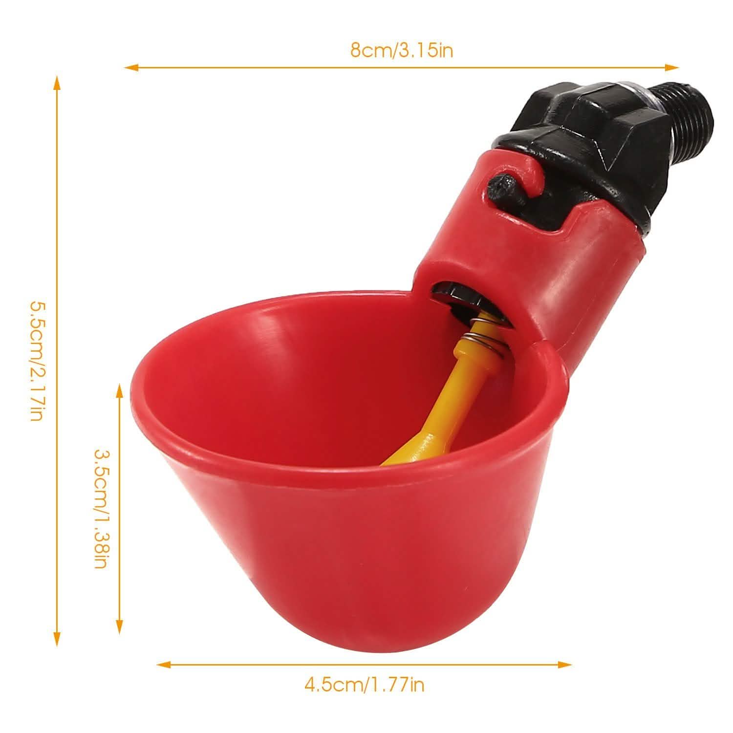 20-Pack: Chicken Waterer Automatic Drinker Pet Supplies - Tophatter Daily Deals