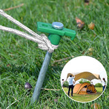 20-Piece: 9.8-Inch Tent Pegs Ropes Set Outdoor Recreation - Tophatter Daily Deals