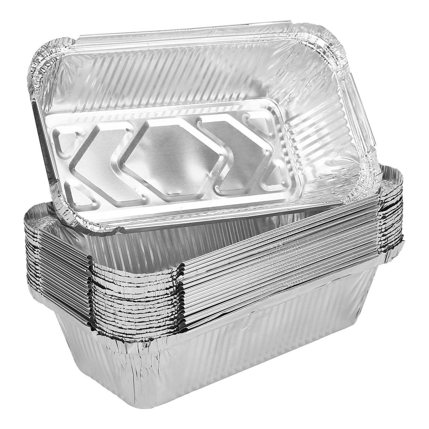 20-Piece: Disposable Aluminum Foil Pans Kitchen Tools & Gadgets - Tophatter Daily Deals