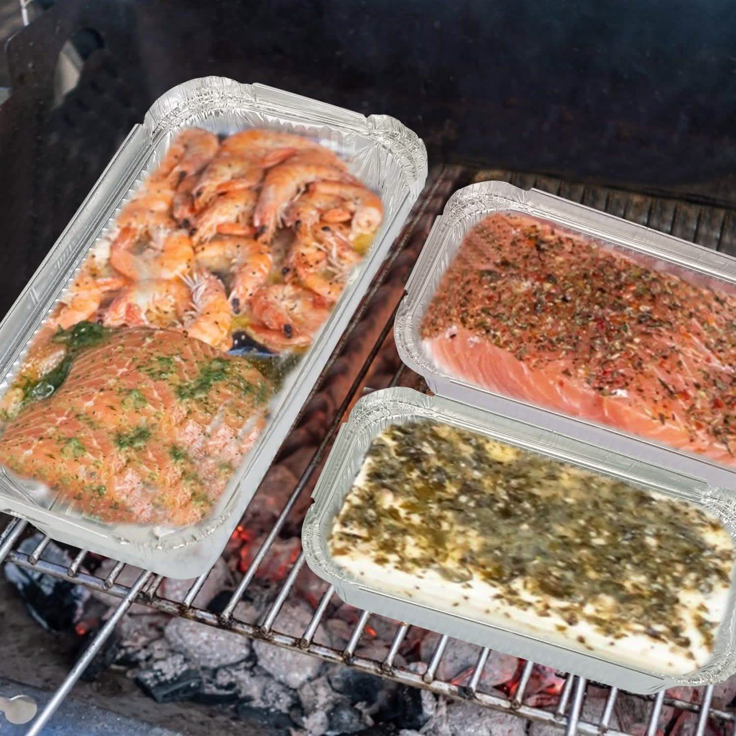 20-Piece: Disposable Aluminum Foil Pans Kitchen Tools & Gadgets - Tophatter Daily Deals