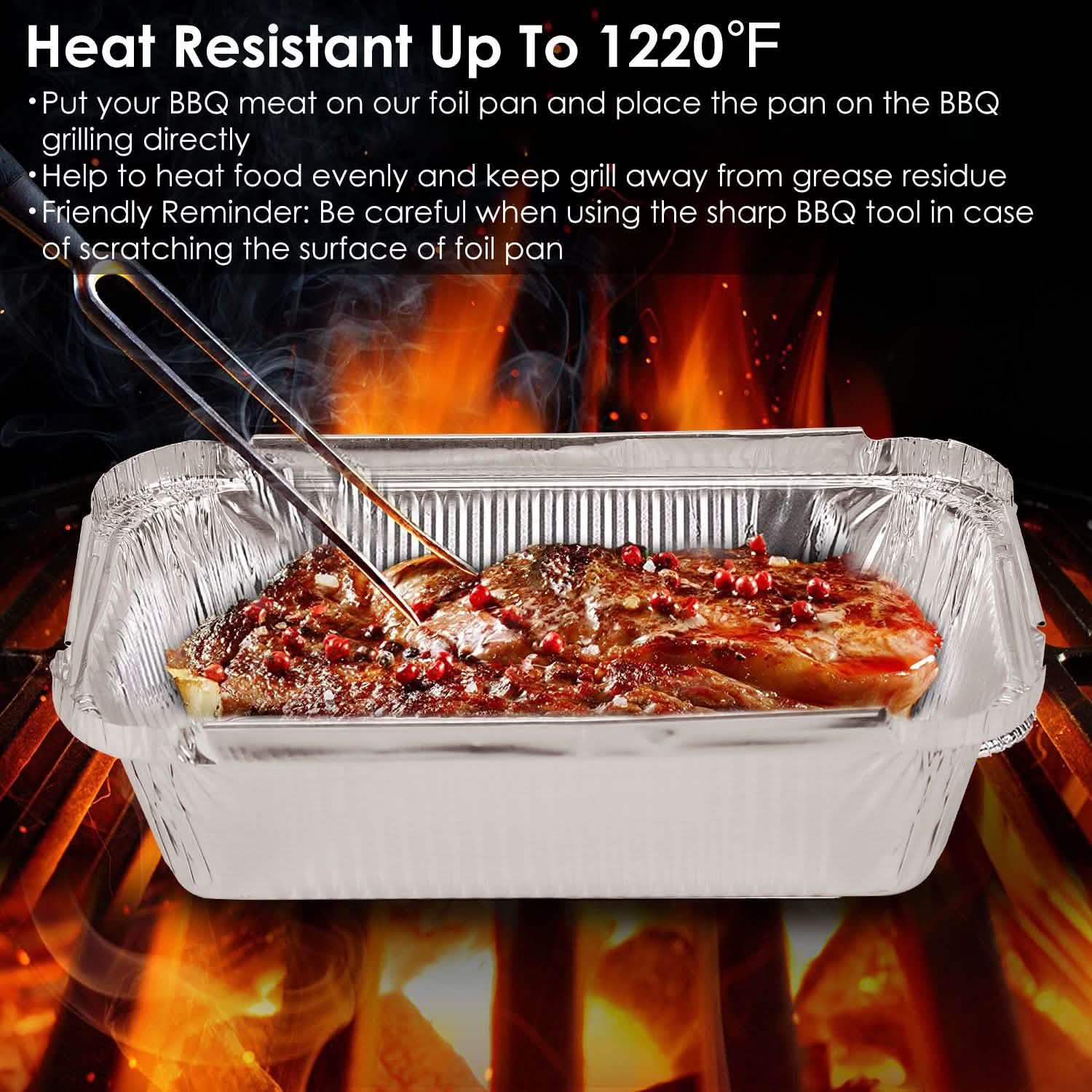 20-Piece: Disposable Aluminum Foil Pans Kitchen Tools & Gadgets - Tophatter Daily Deals