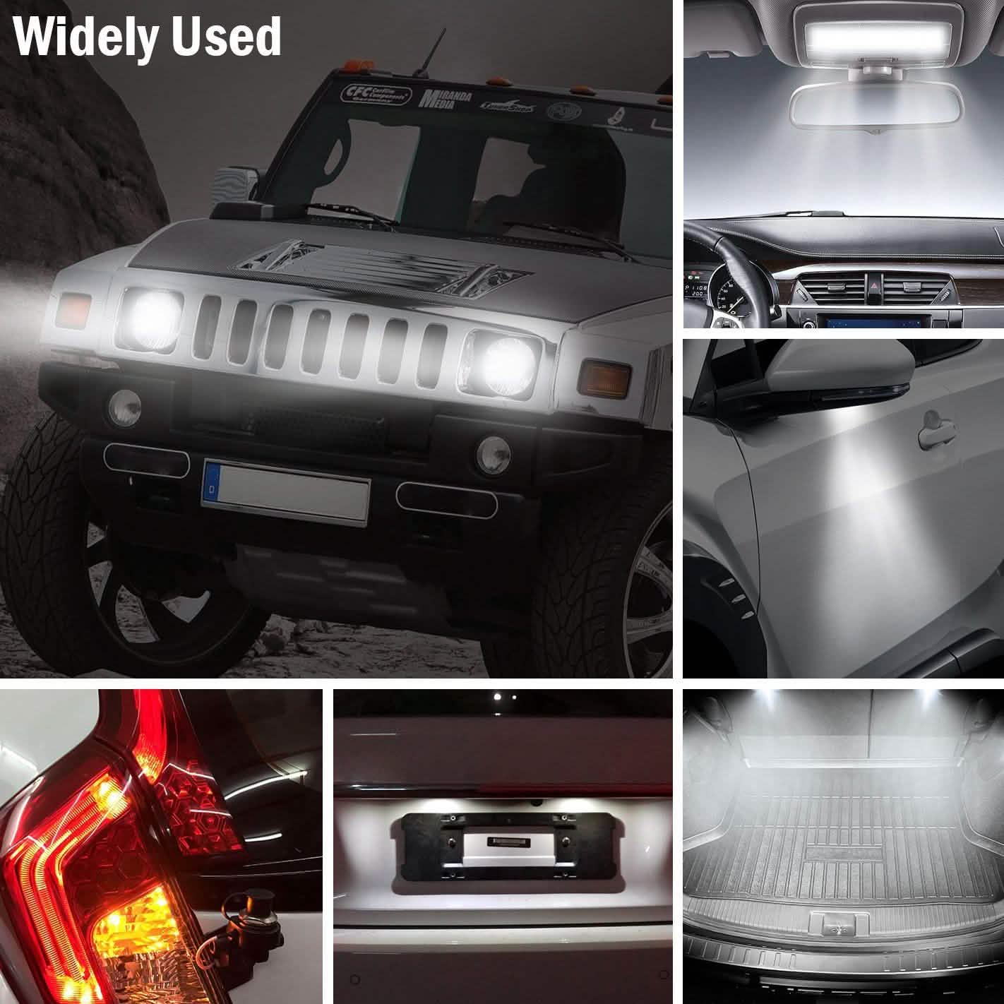 20-Piece: LED Car Light Bulbs Automotive - Tophatter Daily Deals