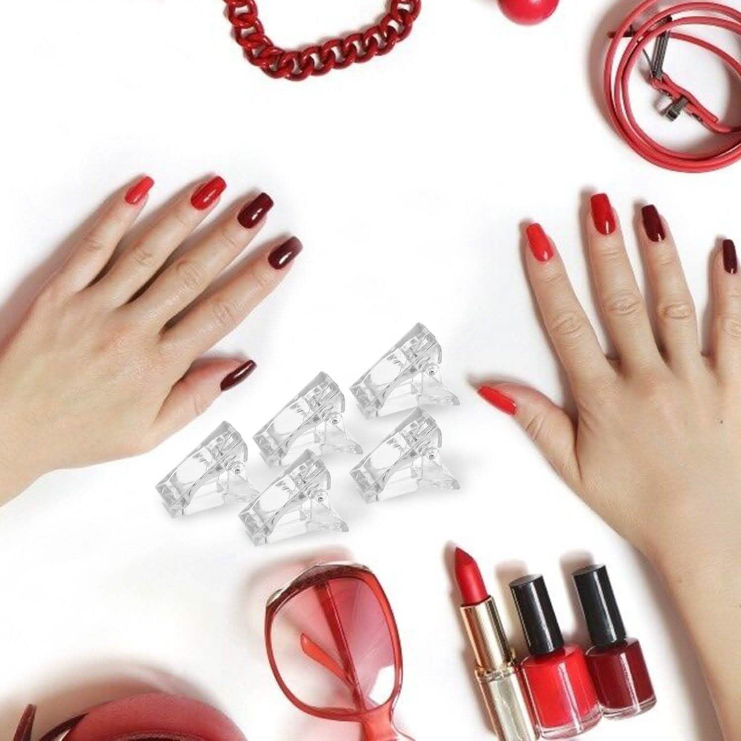 20-Piece: Nail Tip Clips Beauty & Personal Care - Tophatter Daily Deals