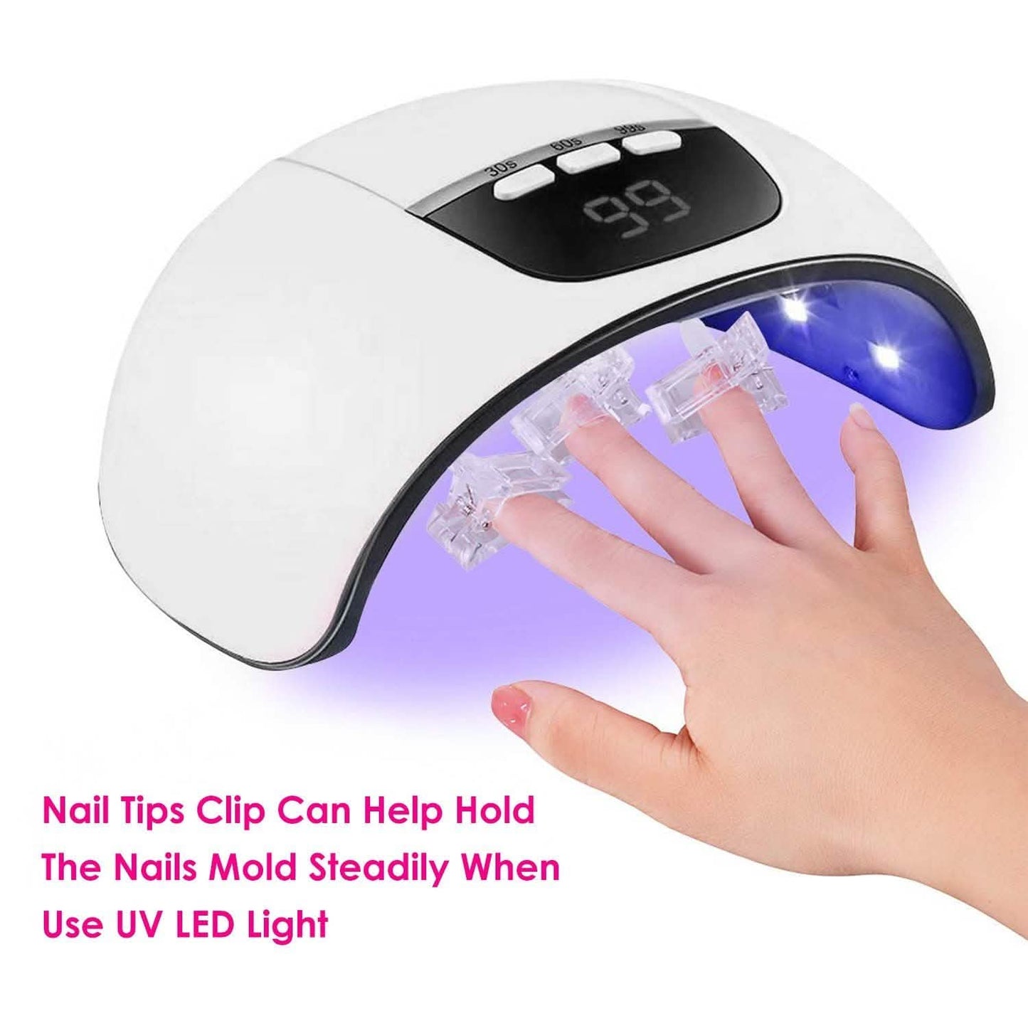 20-Piece: Nail Tip Clips Beauty & Personal Care - Tophatter Daily Deals