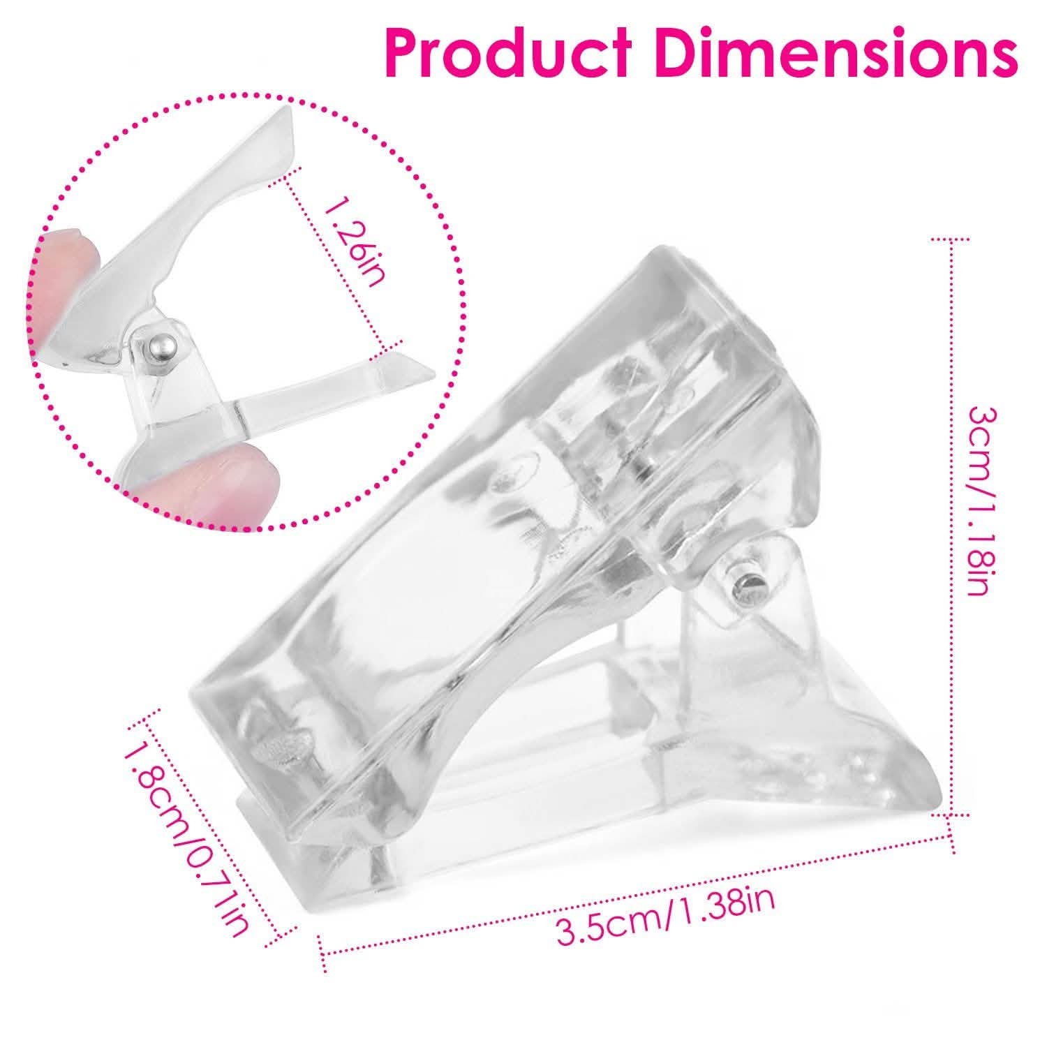 20-Piece: Nail Tip Clips Beauty & Personal Care - Tophatter Daily Deals