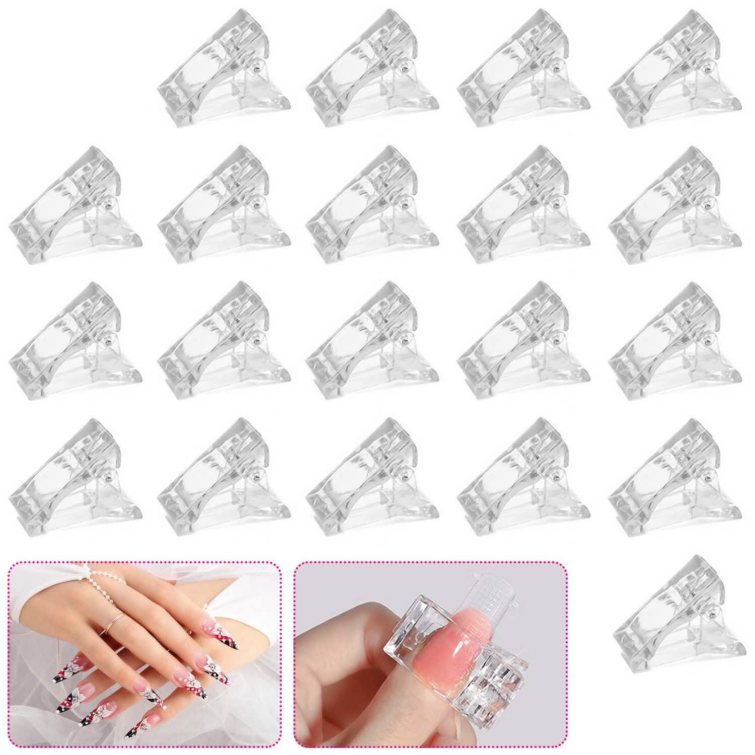 20-Piece: Nail Tip Clips Beauty & Personal Care - Tophatter Daily Deals