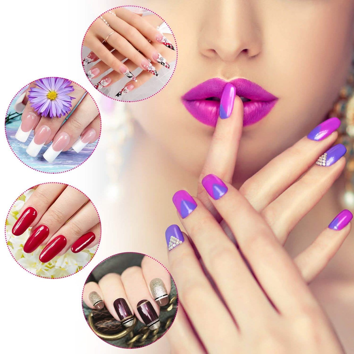 20-Piece: Nail Tip Clips Beauty & Personal Care - Tophatter Daily Deals