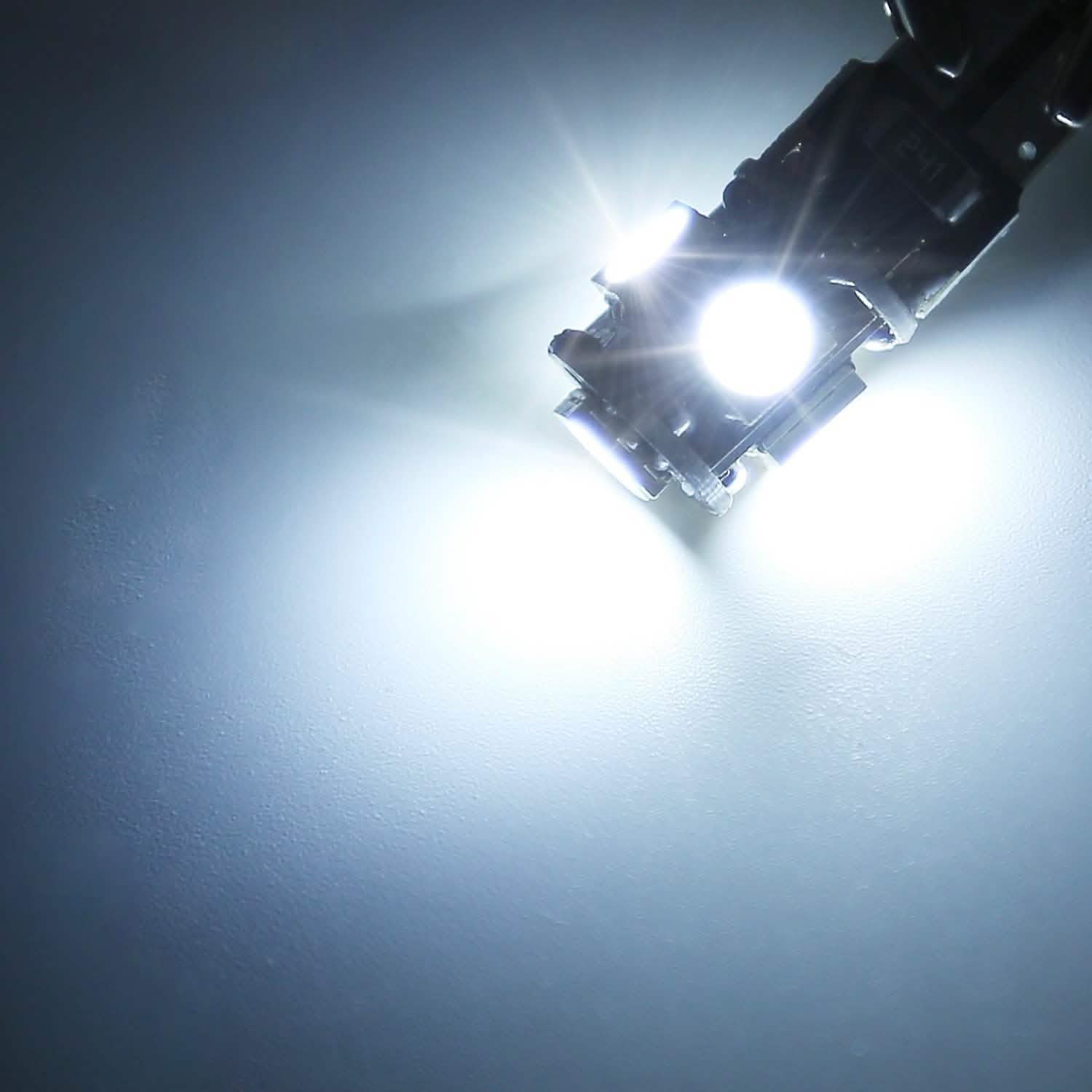 20-Piece: T10 SMD5050 LED Light Bulbs Automotive - Tophatter Daily Deals