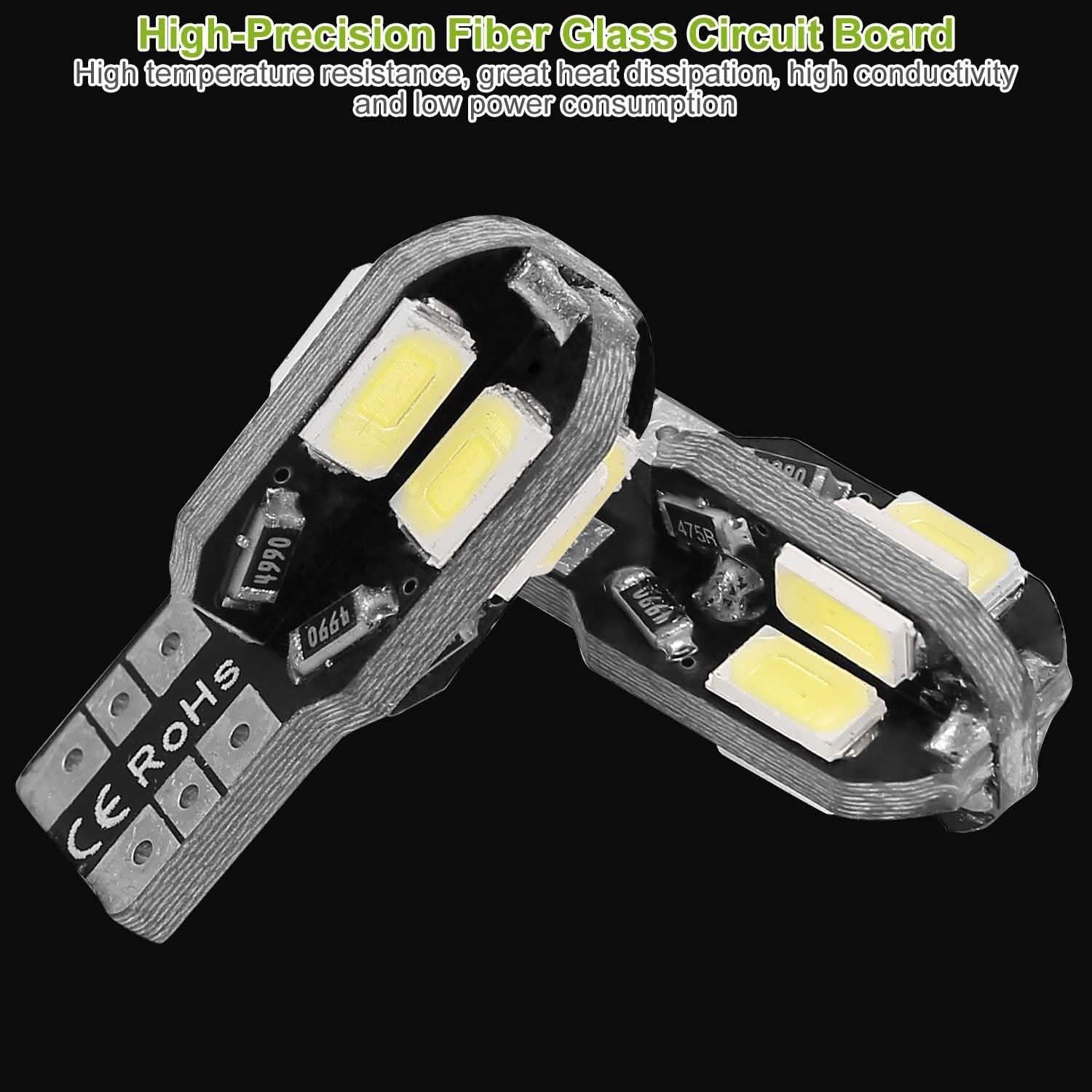 20-Piece: T10 SMD5730 LED Light Bulbs Automotive - Tophatter Daily Deals