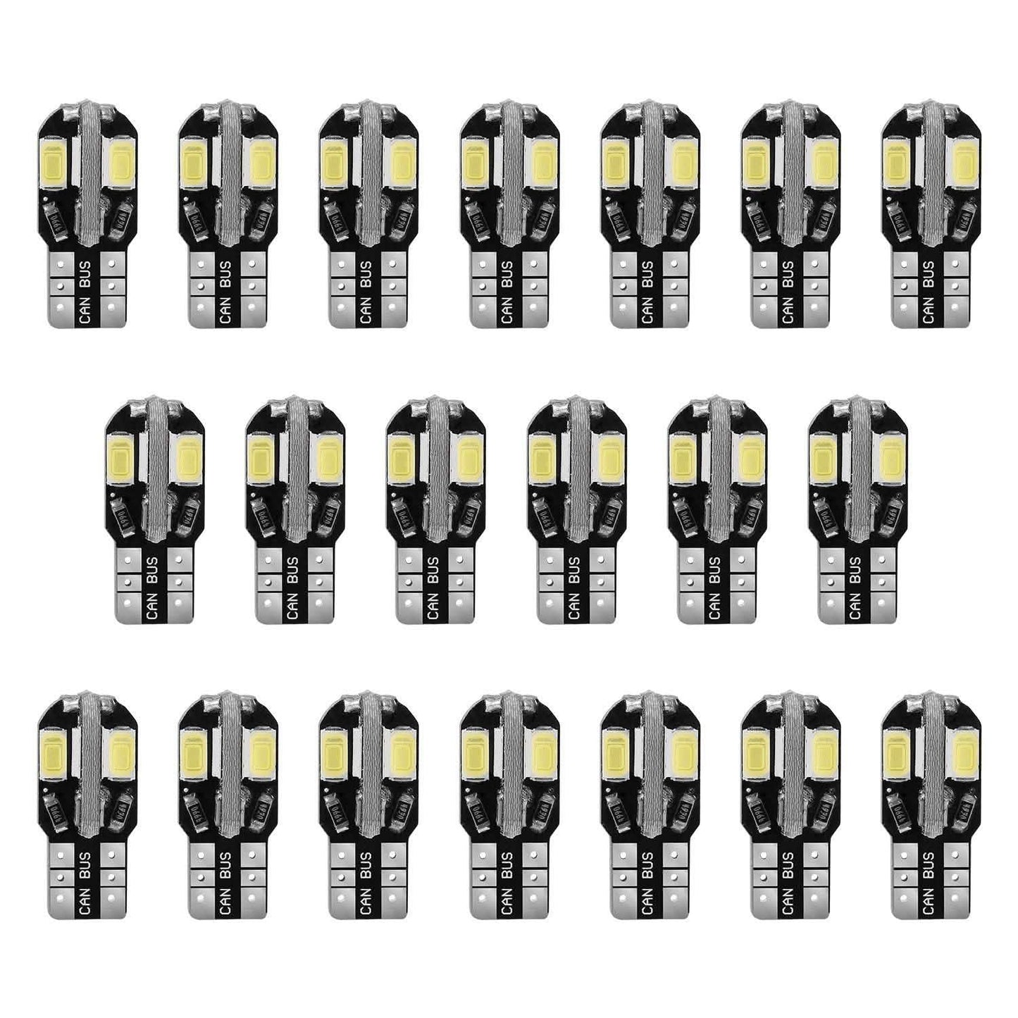 20-Piece: T10 SMD5730 LED Light Bulbs Automotive - Tophatter Daily Deals