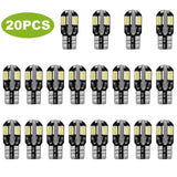 20-Piece: T10 SMD5730 LED Light Bulbs Automotive - Tophatter Daily Deals