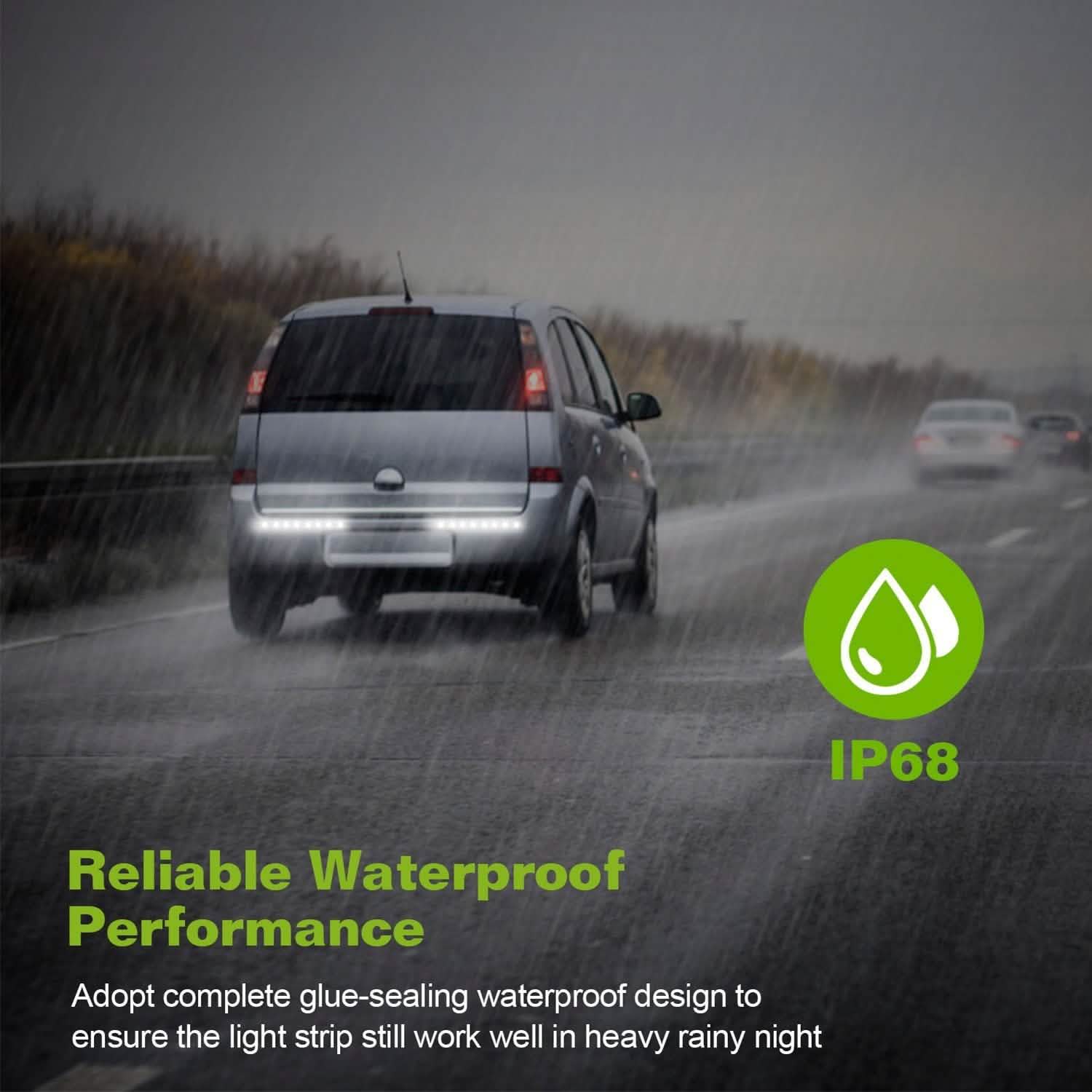 20-Pieces: 12V Auto-LED Light Strip Automotive - Tophatter Daily Deals