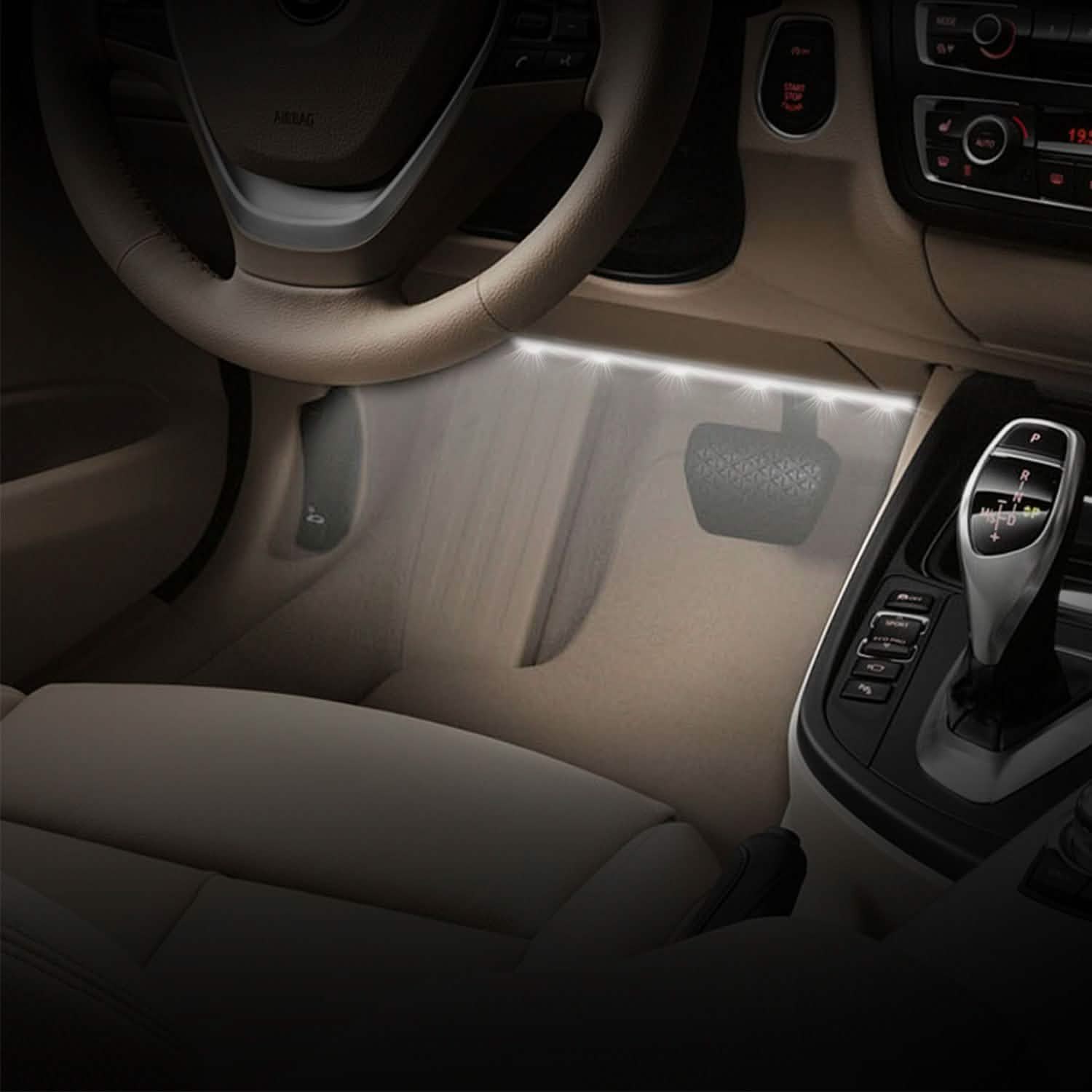 20-Pieces: 12V Auto-LED Light Strip Automotive - Tophatter Daily Deals