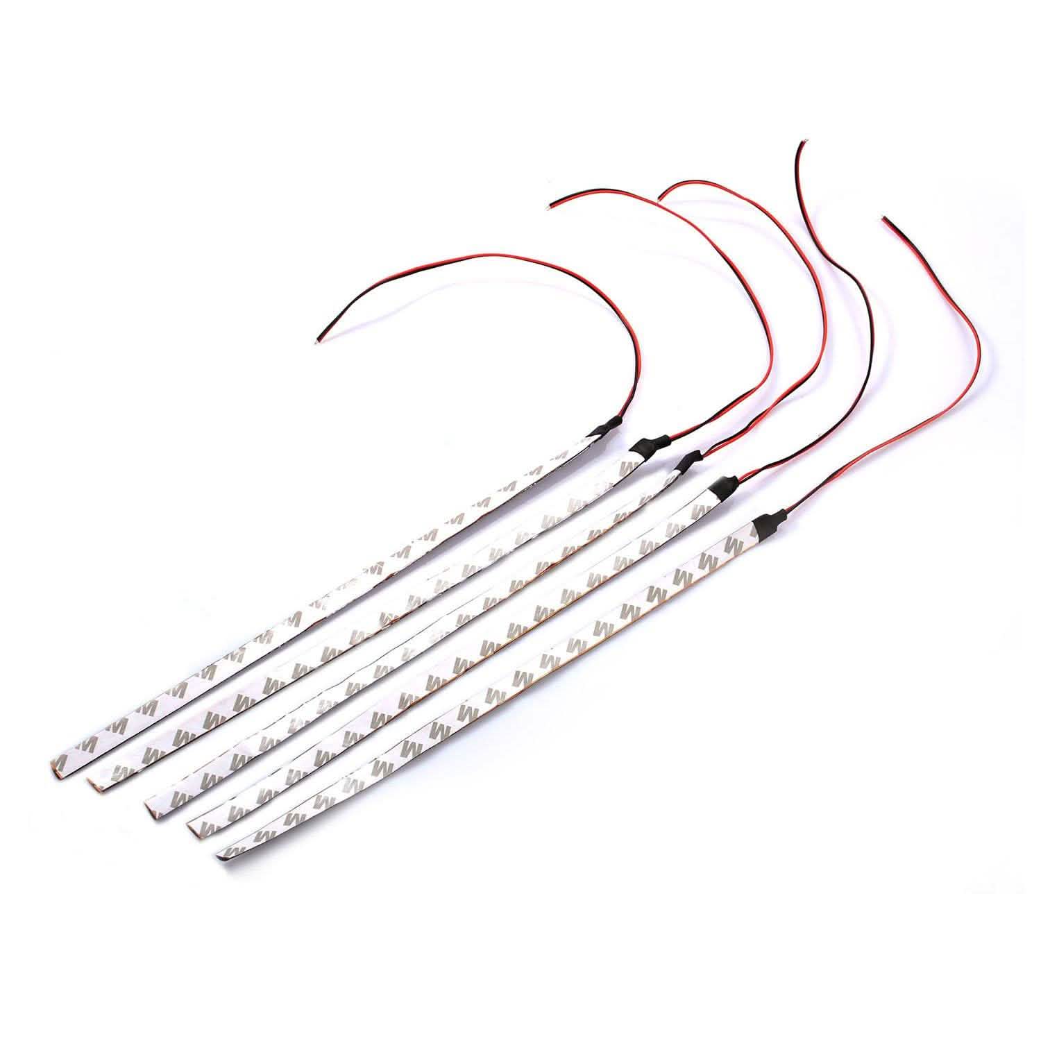 20-Pieces: 12V Auto-LED Light Strip Automotive - Tophatter Daily Deals