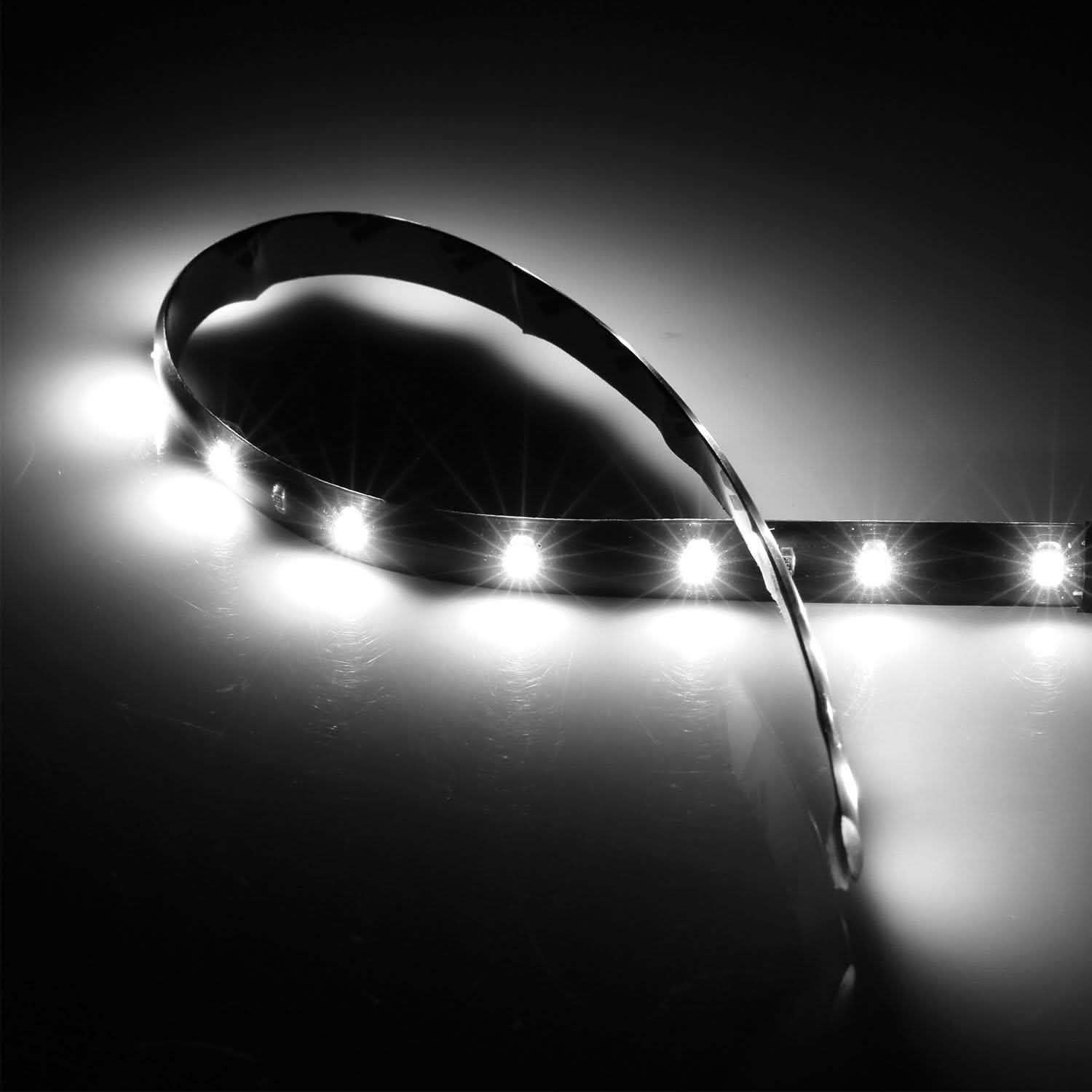 20-Pieces: 12V Auto-LED Light Strip Automotive - Tophatter Daily Deals