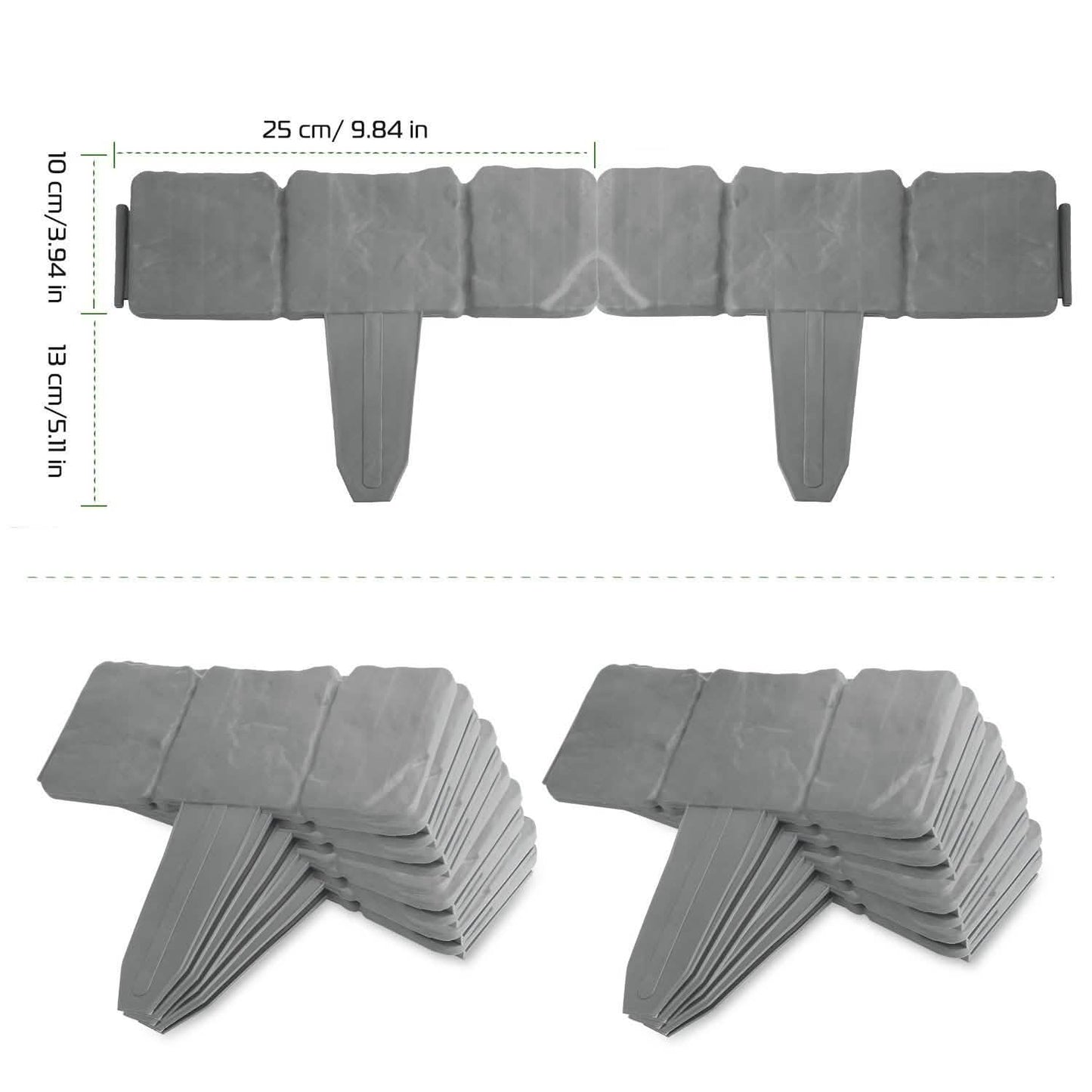 20-Pieces: Plastic Cobbled Stone Effect Garden & Patio - Tophatter Daily Deals