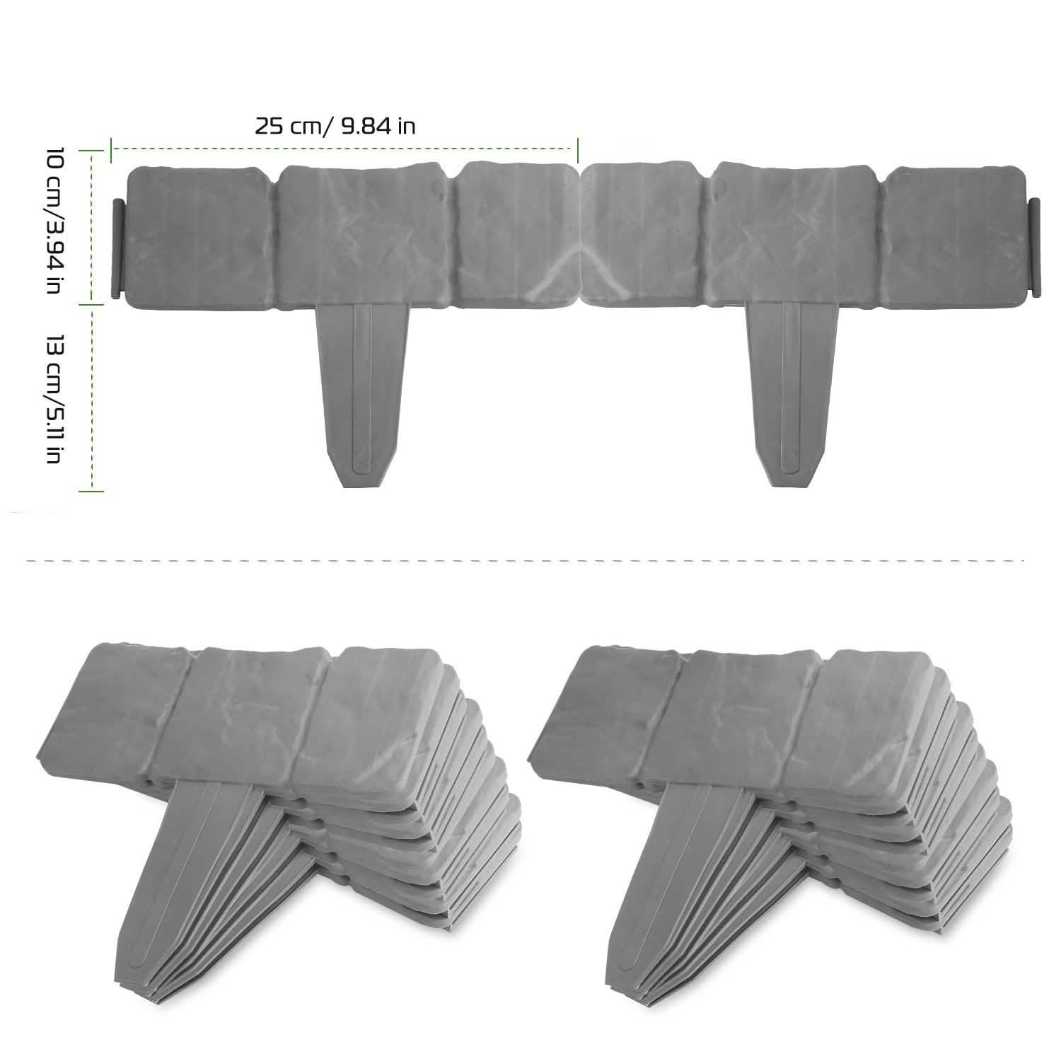 20-Pieces: Plastic Cobbled Stone Effect Garden & Patio - Tophatter Daily Deals
