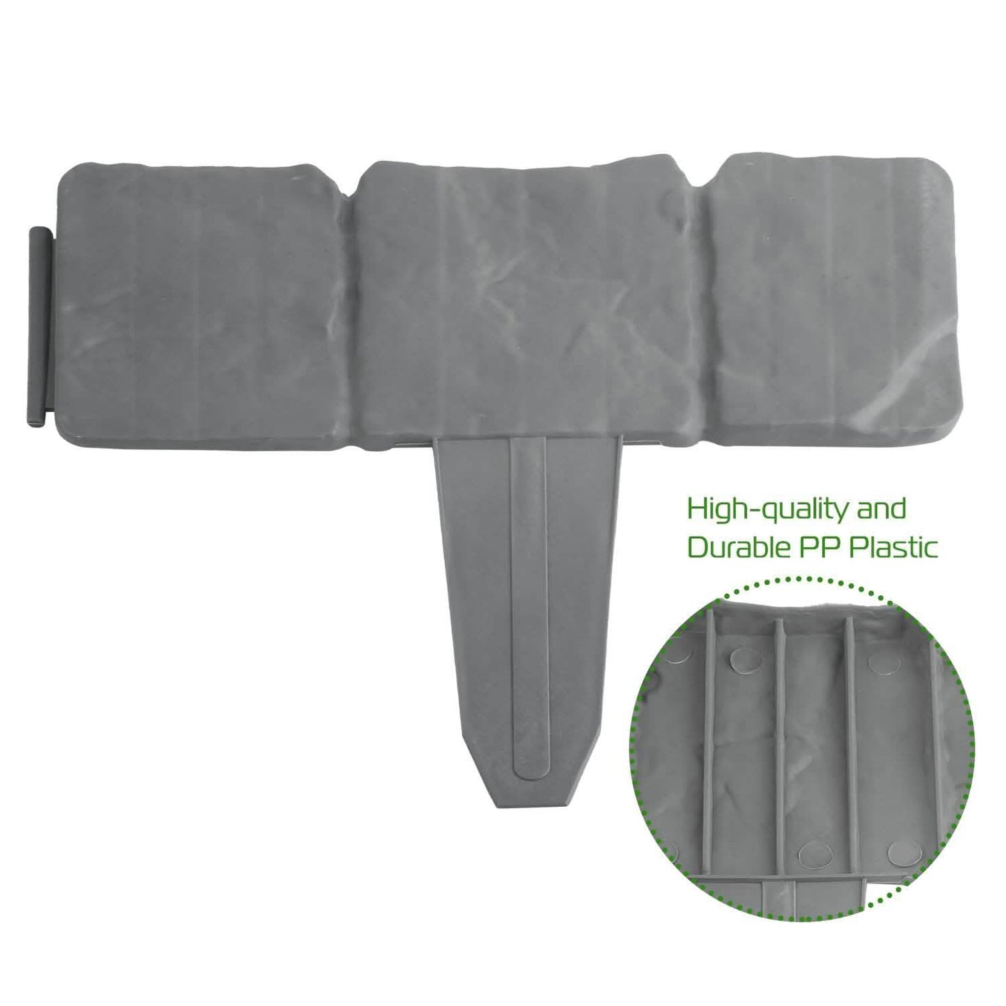 20-Pieces: Plastic Cobbled Stone Effect Garden & Patio - Tophatter Daily Deals