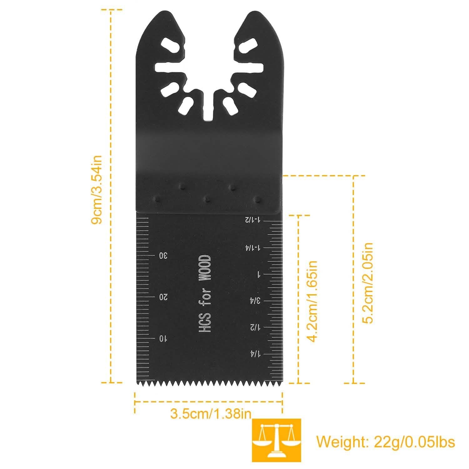 20-Pieces Set: Saw Blade Metal Oscillating Multitool Cutter Fit Home Improvement - Tophatter Daily Deals