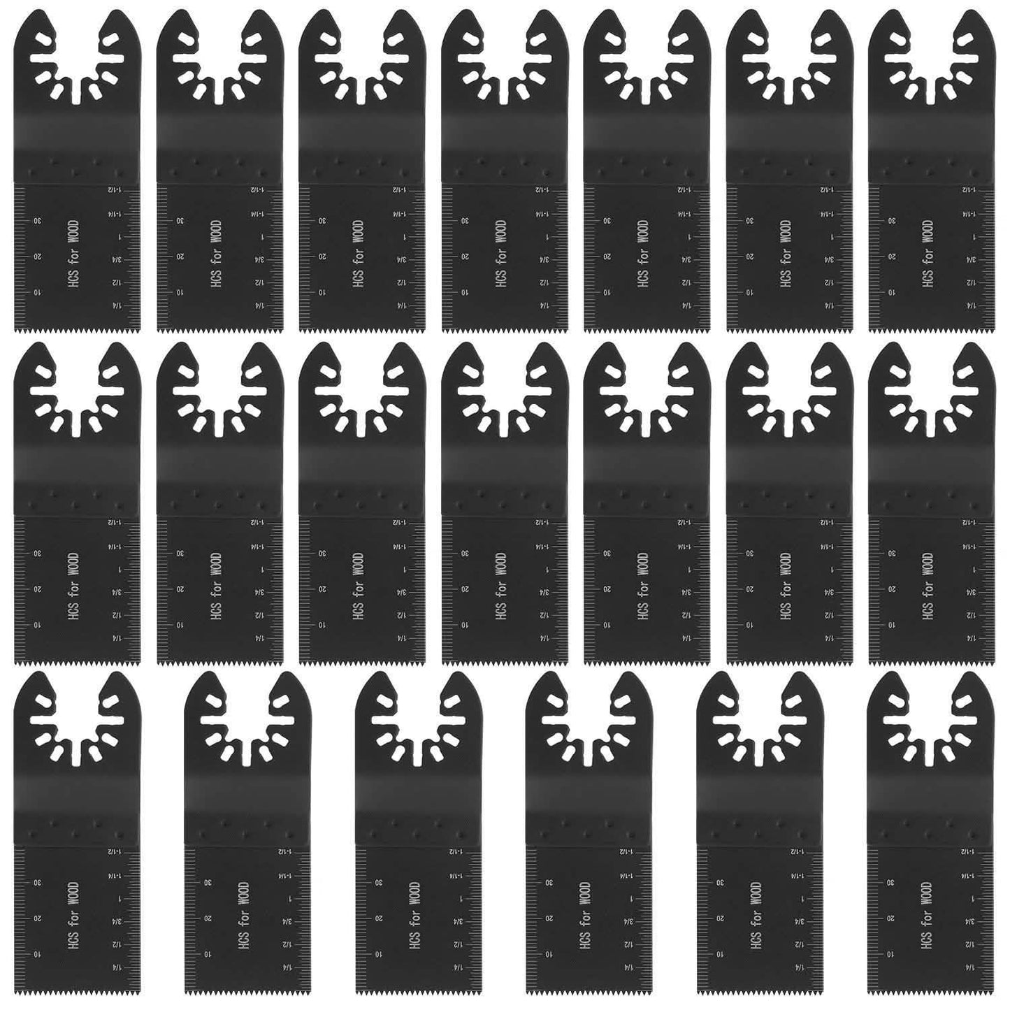 20-Pieces Set: Saw Blade Metal Oscillating Multitool Cutter Fit Home Improvement - Tophatter Daily Deals