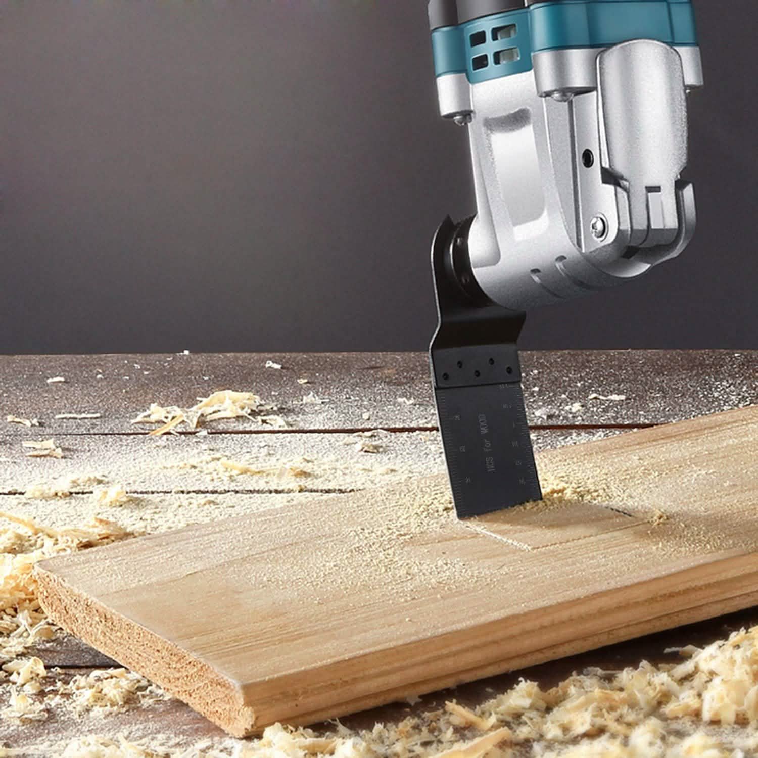 20-Pieces Set: Saw Blade Metal Oscillating Multitool Cutter Fit Home Improvement - Tophatter Daily Deals