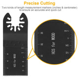 20-Pieces Set: Saw Blade Metal Oscillating Multitool Cutter Fit Home Improvement - Tophatter Daily Deals