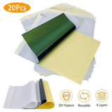 20-Pieces: Tattoo Transfer Paper 4 Layers Tattooing Skin Tattoo Kit A4 School, Office & Art Supplies - Tophatter Daily Deals