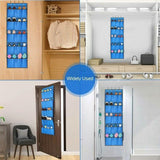 20 Pocket: Over the Door Shoe Rack Organizer Storage & Organization - Tophatter Daily Deals