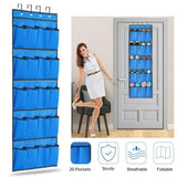 20 Pocket: Over the Door Shoe Rack Organizer Storage & Organization - Tophatter Daily Deals