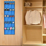 20 Pocket: Over the Door Shoe Rack Organizer Storage & Organization - Tophatter Daily Deals
