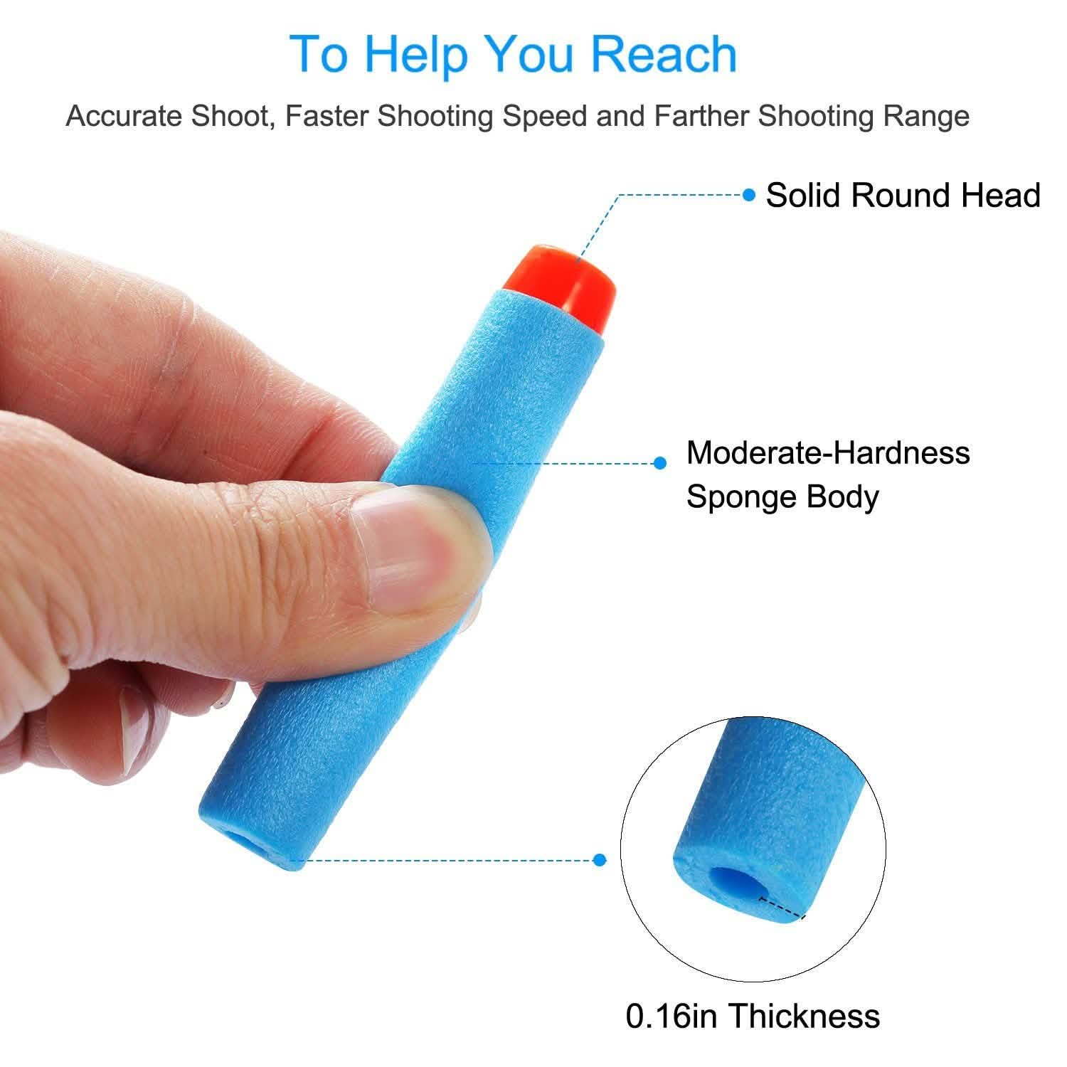 200-Pieces: Compatible Darts Refill for Nerf N-Strike Elite Series Toys & Games - Tophatter Daily Deals