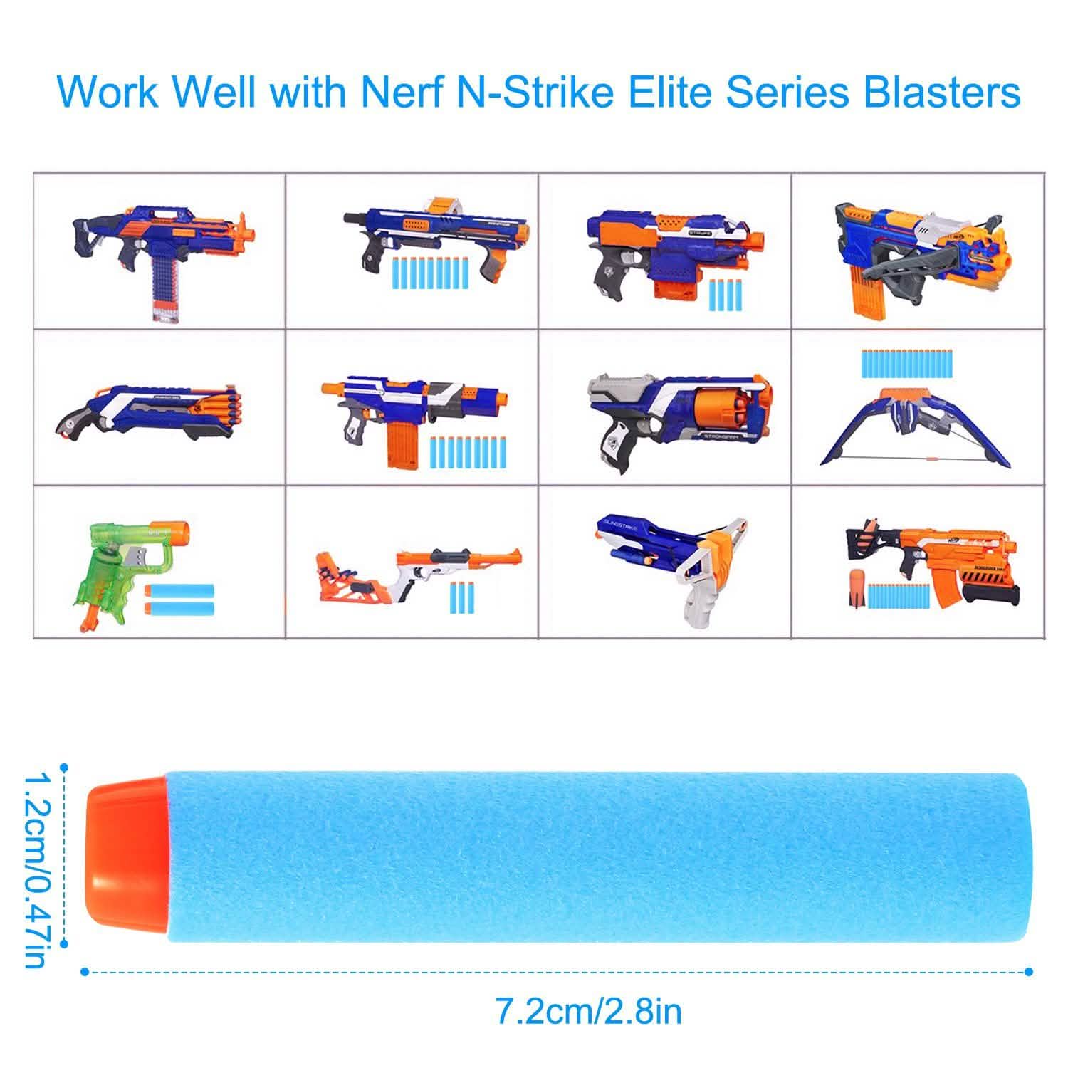 200-Pieces: Compatible Darts Refill for Nerf N-Strike Elite Series Toys & Games - Tophatter Daily Deals
