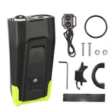 20000LM Bike Front Light with 120dB Loud Horn Outdoor Recreation - Tophatter Daily Deals