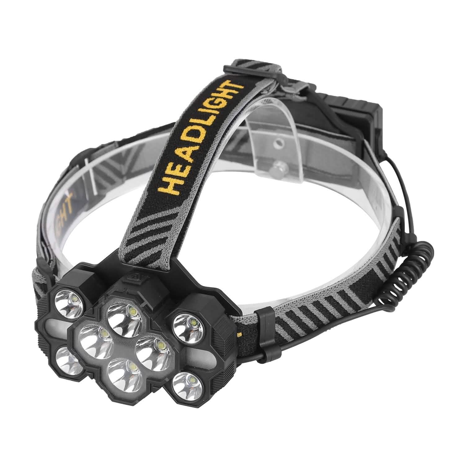 20000LM LED Headlamp 8 Lighting Modes Rechargeable Outdoor Recreation - Tophatter Daily Deals
